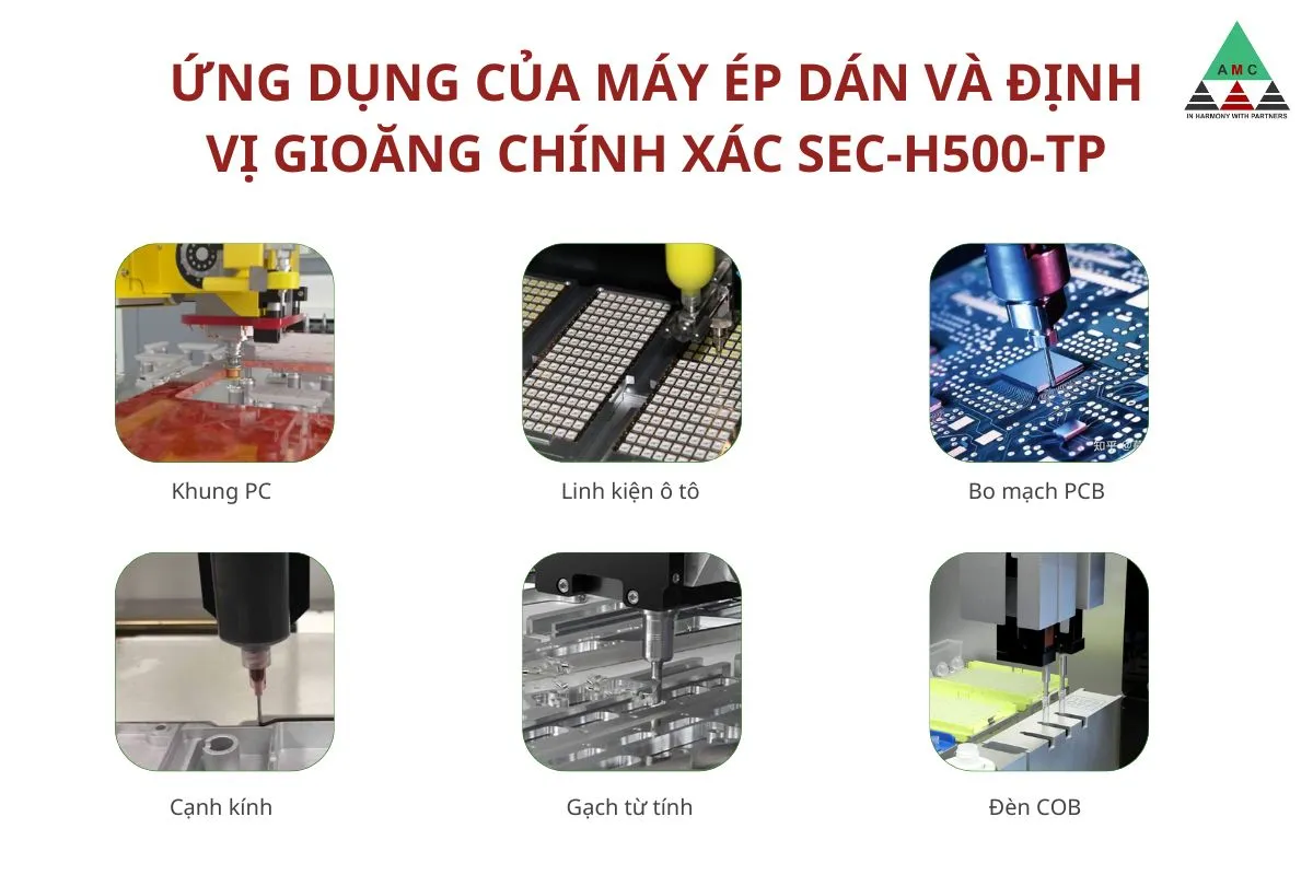 ung dung cua may ep dan va dinh vi gioang chinh xac SEC-H500-TP