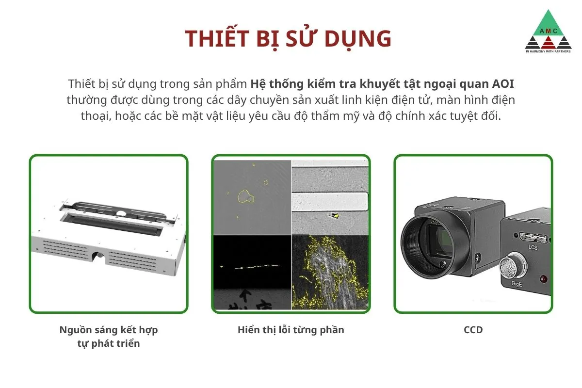thiet bi su dung trong he thong kiem tra khuyet tat ngoai quan AOI