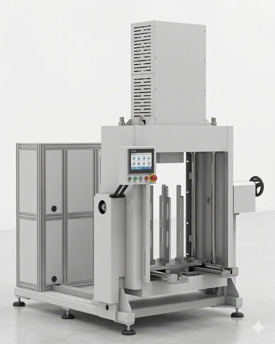 Máy xếp chồng và ép ngăn xếp bán tự động