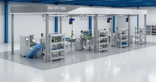 Dây chuyền lắp ráp và hoàn thiện động cơ pin nhiên liệu